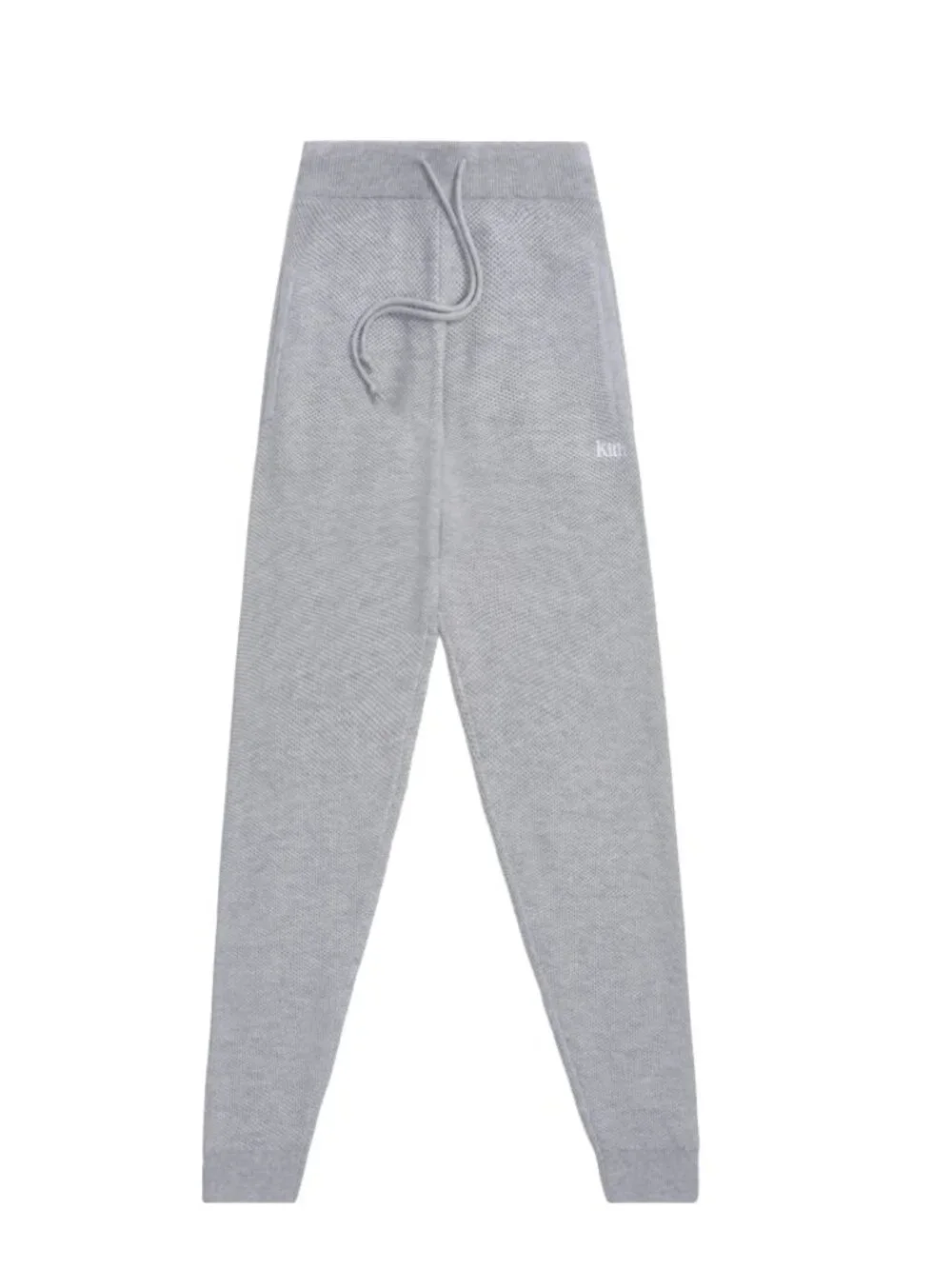 Kith Women Beverly Joggers 'Pavement Heather' gray sweatpants s small waffle